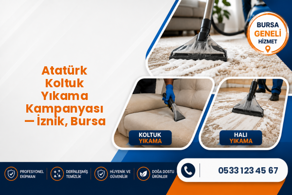 Atatürk Koltuk Yıkama Kampanyası — İznik, Bursa