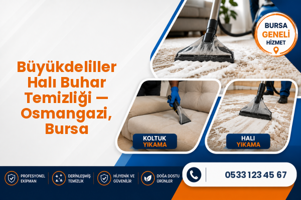 Büyükdeliller Halı Buhar Temizliği — Osmangazi, Bursa