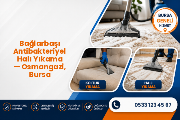 Bağlarbaşı Antibakteriyel Halı Yıkama — Osmangazi, Bursa