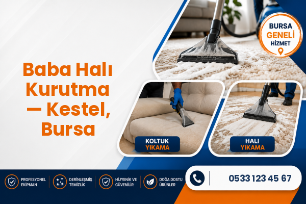 Baba Halı Kurutma — Kestel, Bursa