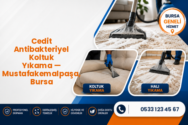 Cedit Antibakteriyel Koltuk Yıkama — Mustafakemalpaşa, Bursa