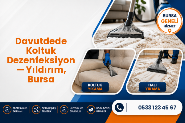 Davutdede Koltuk Dezenfeksiyon — Yıldırım, Bursa