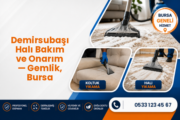 Demirsubaşı Halı Bakım ve Onarım — Gemlik, Bursa