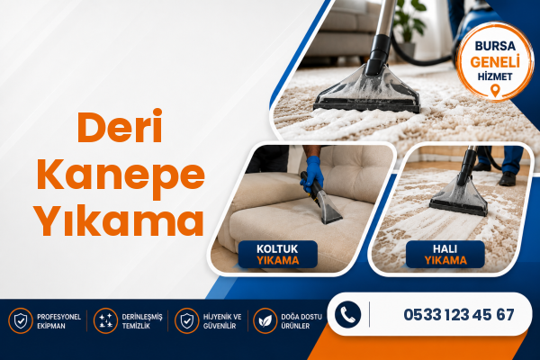 Deri Kanepe Yıkama
