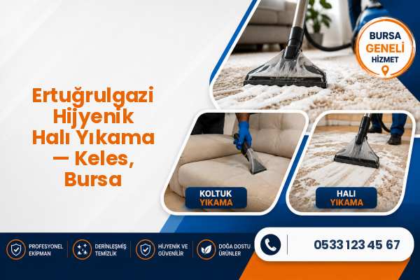 Ertuğrulgazi Hijyenik Halı Yıkama — Keles, Bursa