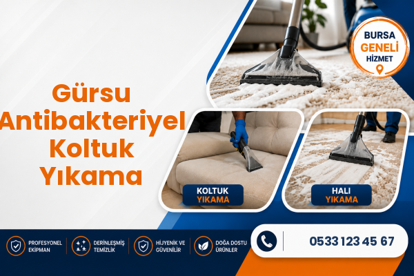 Gürsu Antibakteriyel Koltuk Yıkama