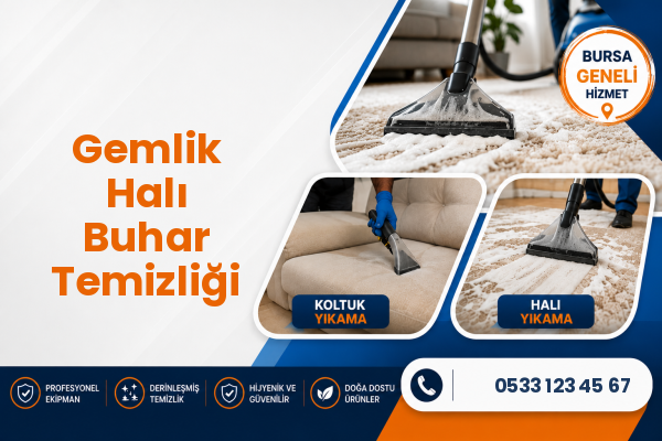 Gemlik Halı Buhar Temizliği
