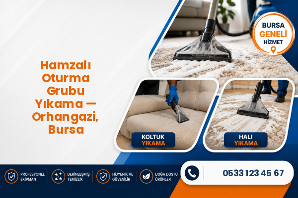 Hamzalı Oturma Grubu Yıkama — Orhangazi, Bursa