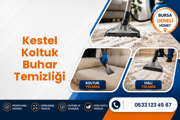 Kestel Koltuk Buhar Temizliği