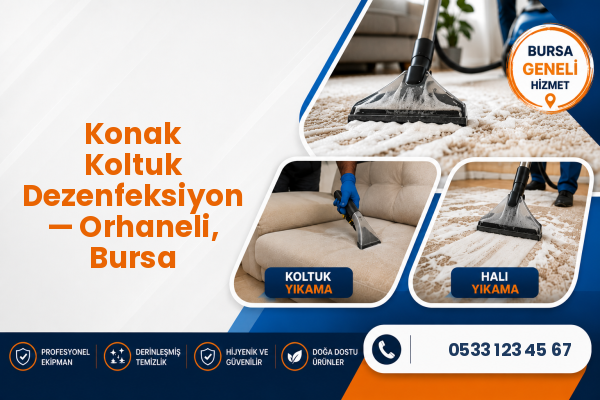 Konak Koltuk Dezenfeksiyon — Orhaneli, Bursa