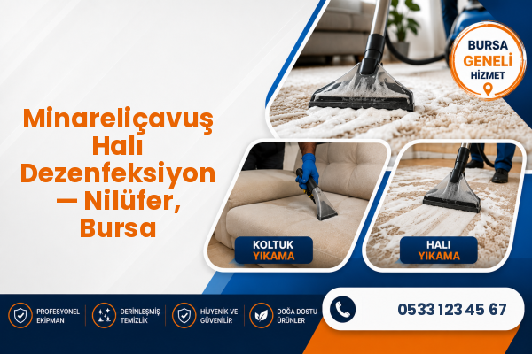 Minareliçavuş Halı Dezenfeksiyon — Nilüfer, Bursa