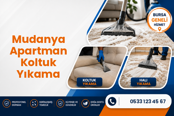 Mudanya Apartman Koltuk Yıkama