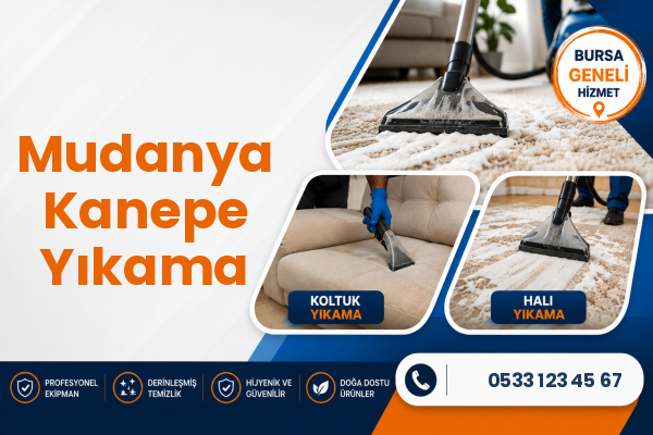 Mudanya Kanepe Yıkama