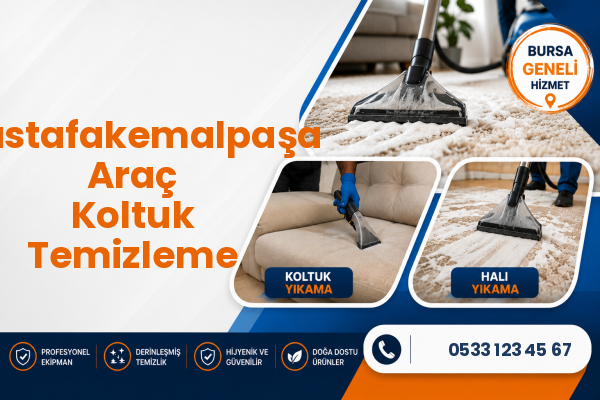 Mustafakemalpaşa Araç Koltuk Temizleme