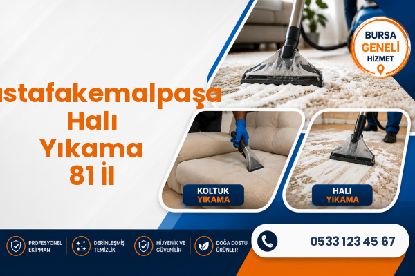 Mustafakemalpaşa Halı Yıkama 81 İl