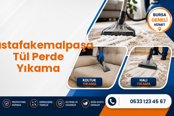 Mustafakemalpaşa Tül Perde Yıkama