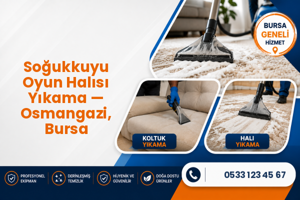 Soğukkuyu Oyun Halısı Yıkama — Osmangazi, Bursa