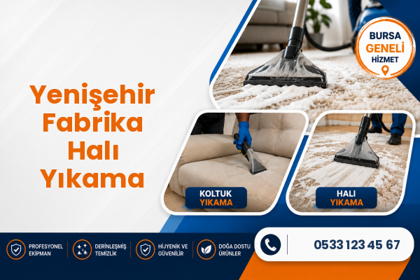 Yenişehir Fabrika Halı Yıkama