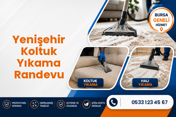 Yenişehir Koltuk Yıkama Randevu